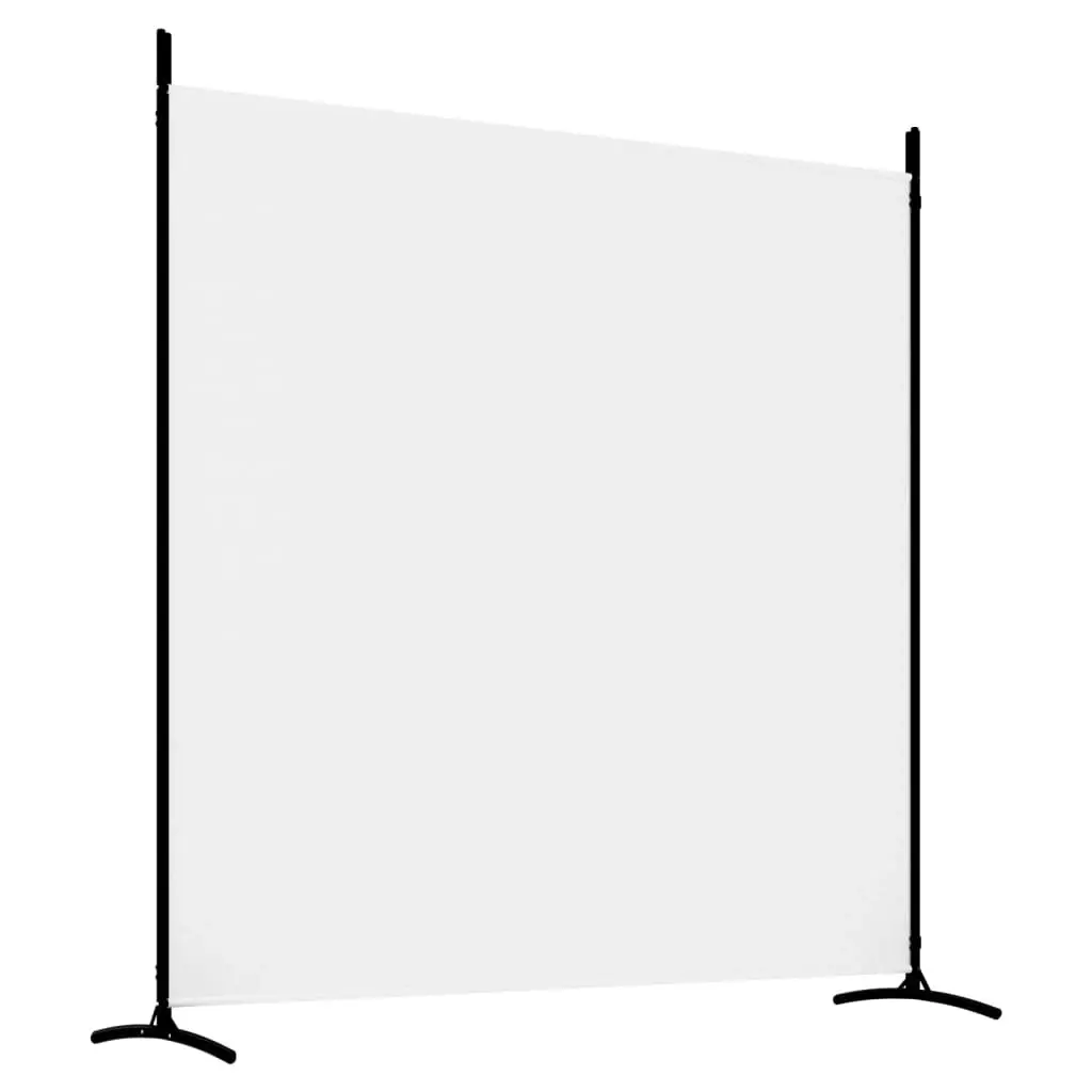 3-Panel Room Divider White 525x180 cm Fabric 350278