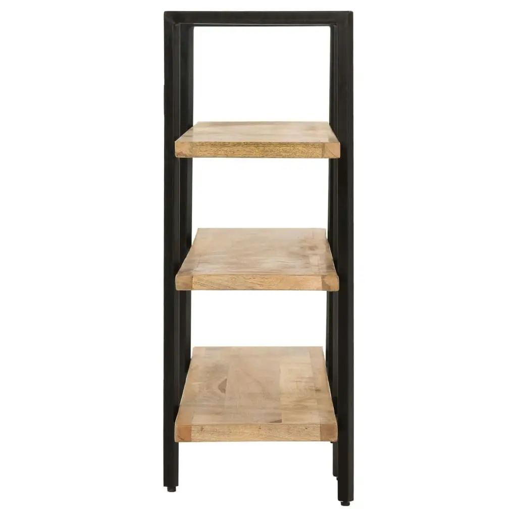 3-Tier Bookcase 160x31x80 cm Solid Mango Wood 286604