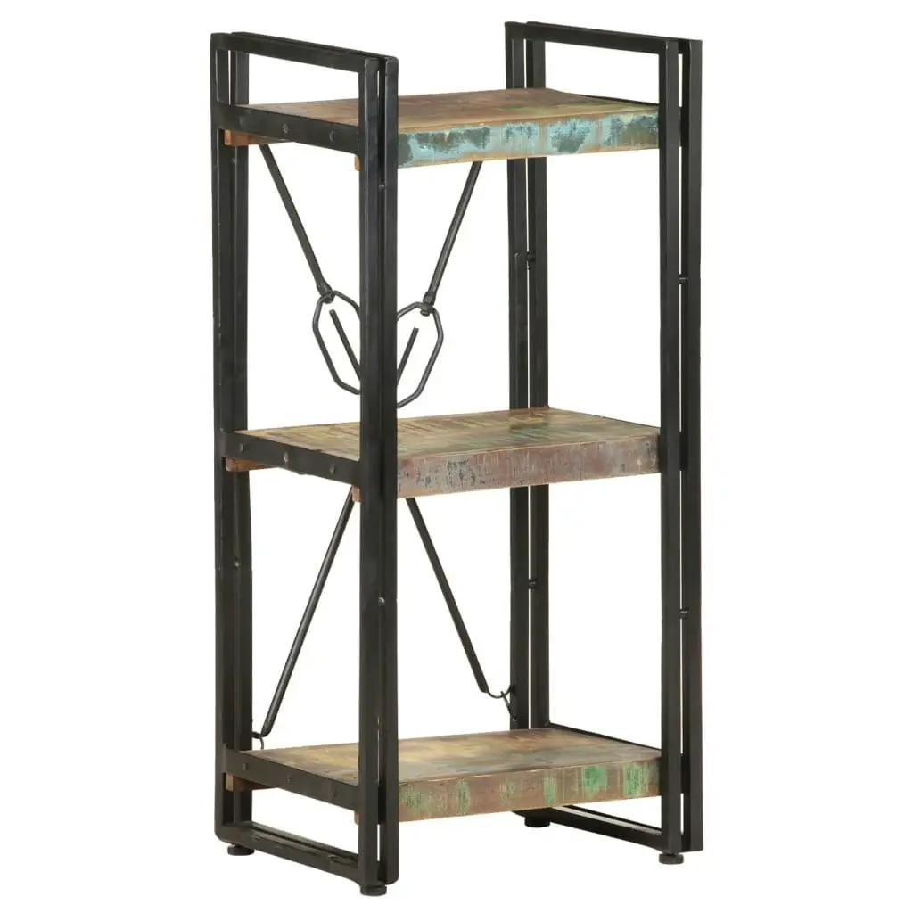 3-Tier Bookcase 40x30x80 cm Solid Reclaimed Wood 320630