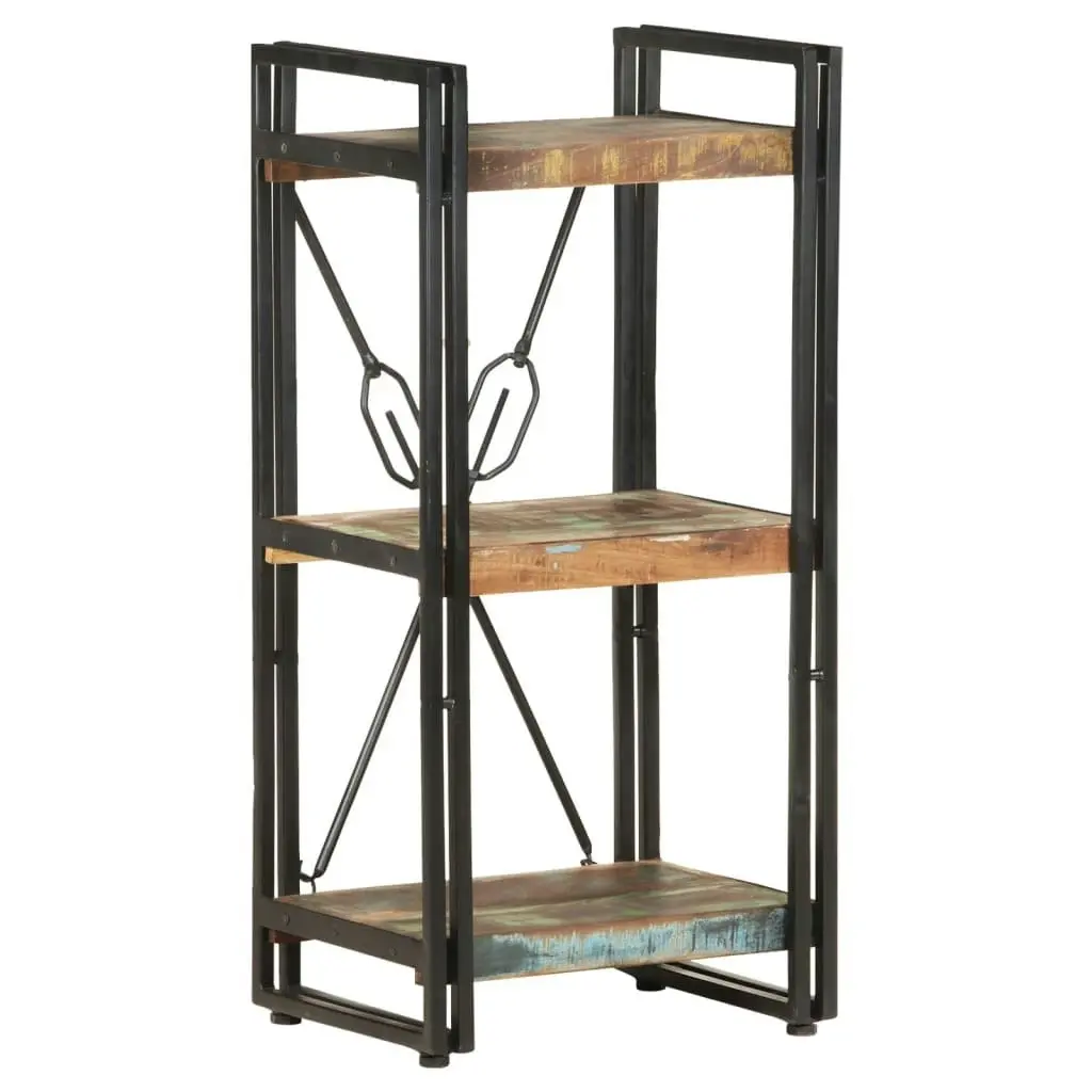 3-Tier Bookcase 40x30x80 cm Solid Reclaimed Wood 320630