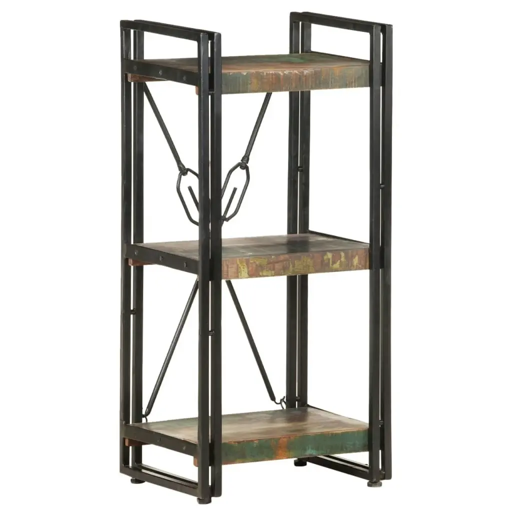 3-Tier Bookcase 40x30x80 cm Solid Reclaimed Wood 320630