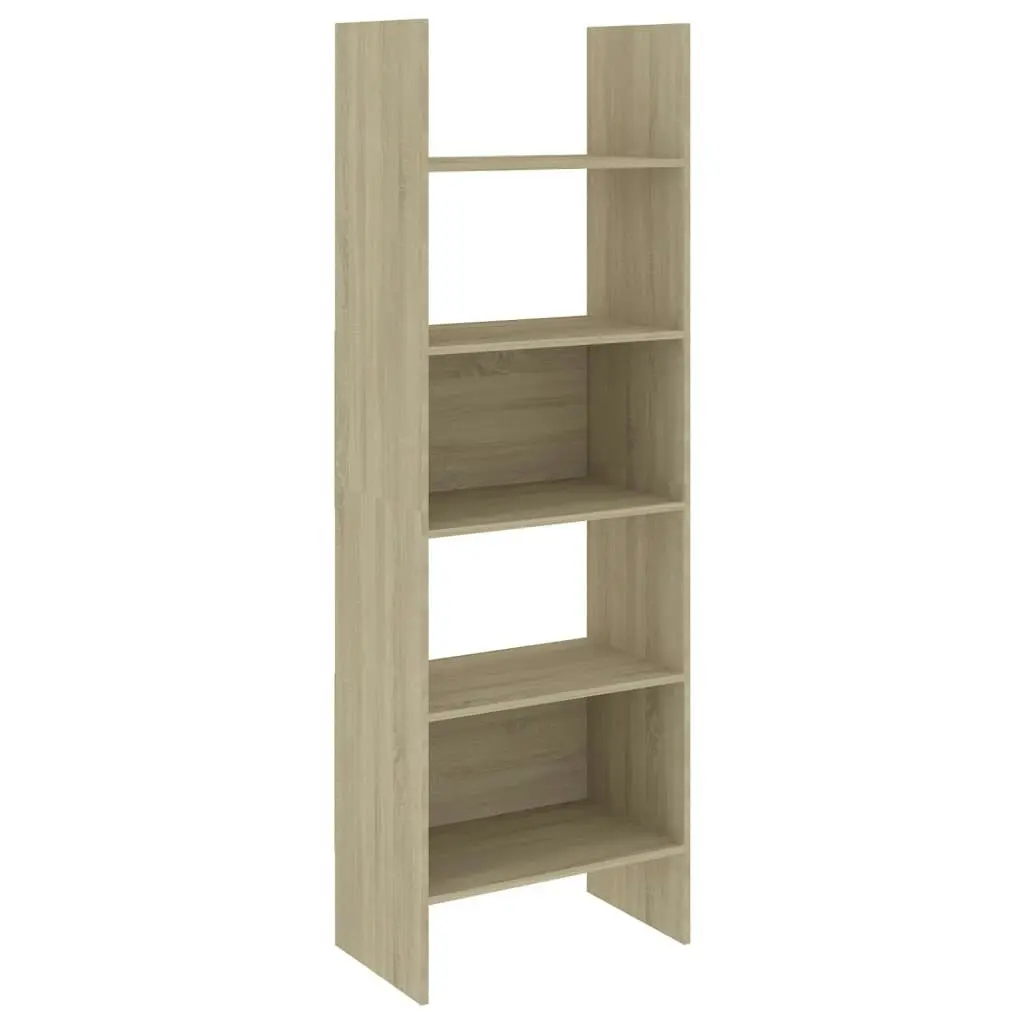 4 Piece Book Cabinet Set Sonoma Oak Engineered Wood 3079595