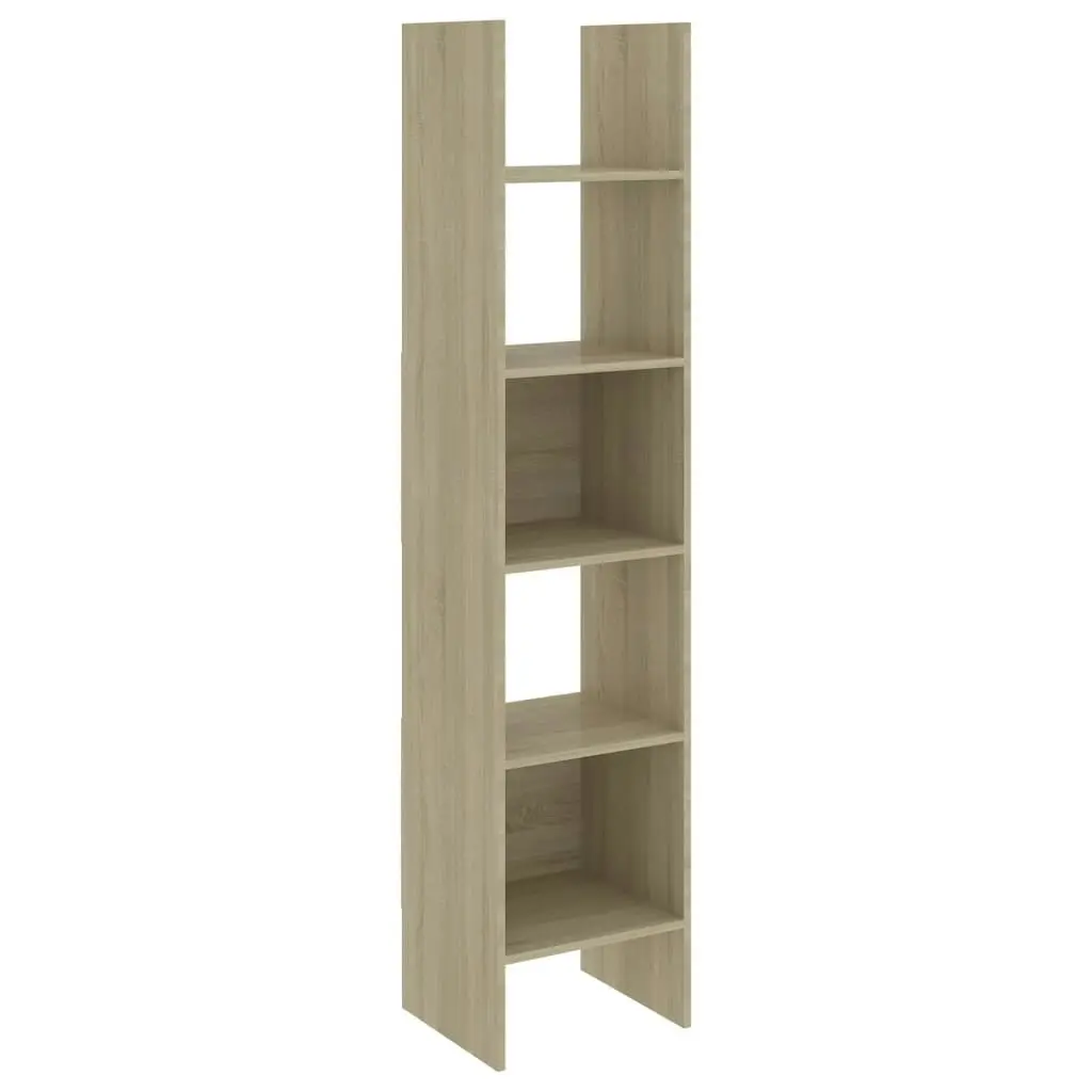 4 Piece Book Cabinet Set Sonoma Oak Engineered Wood 3079595