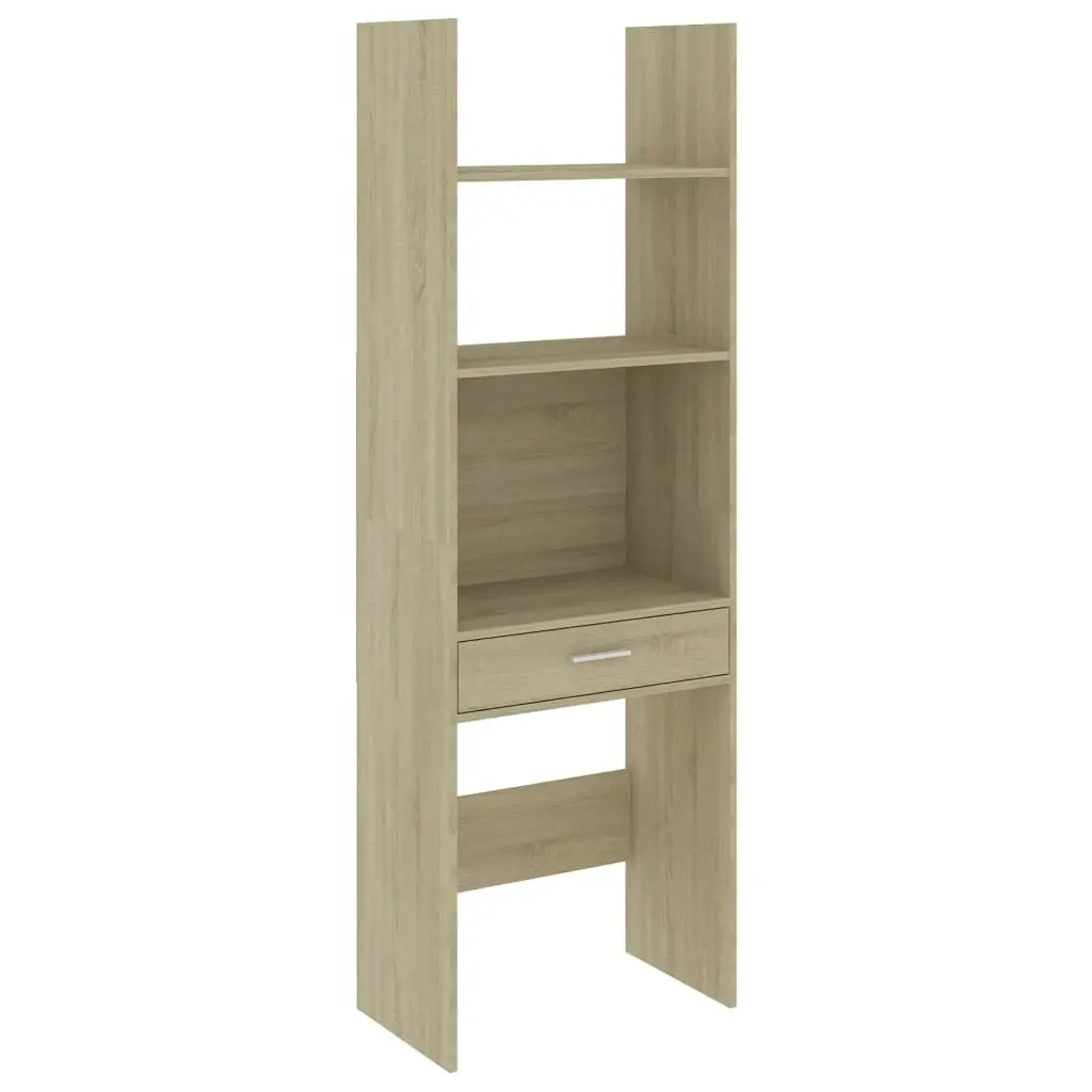 4 Piece Book Cabinet Set Sonoma Oak Engineered Wood 3079595