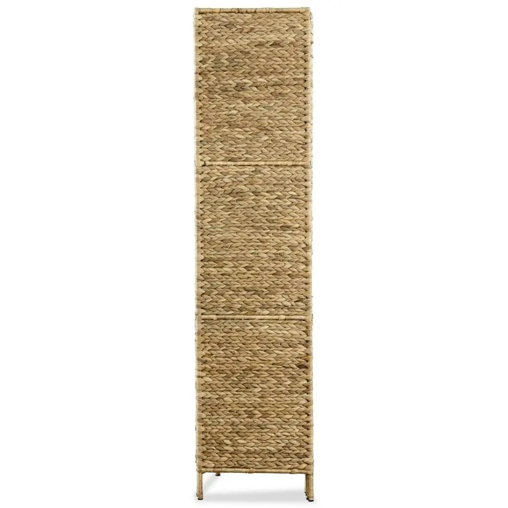 4-Panel Room Divider 154x160 cm Water Hyacinth 245497