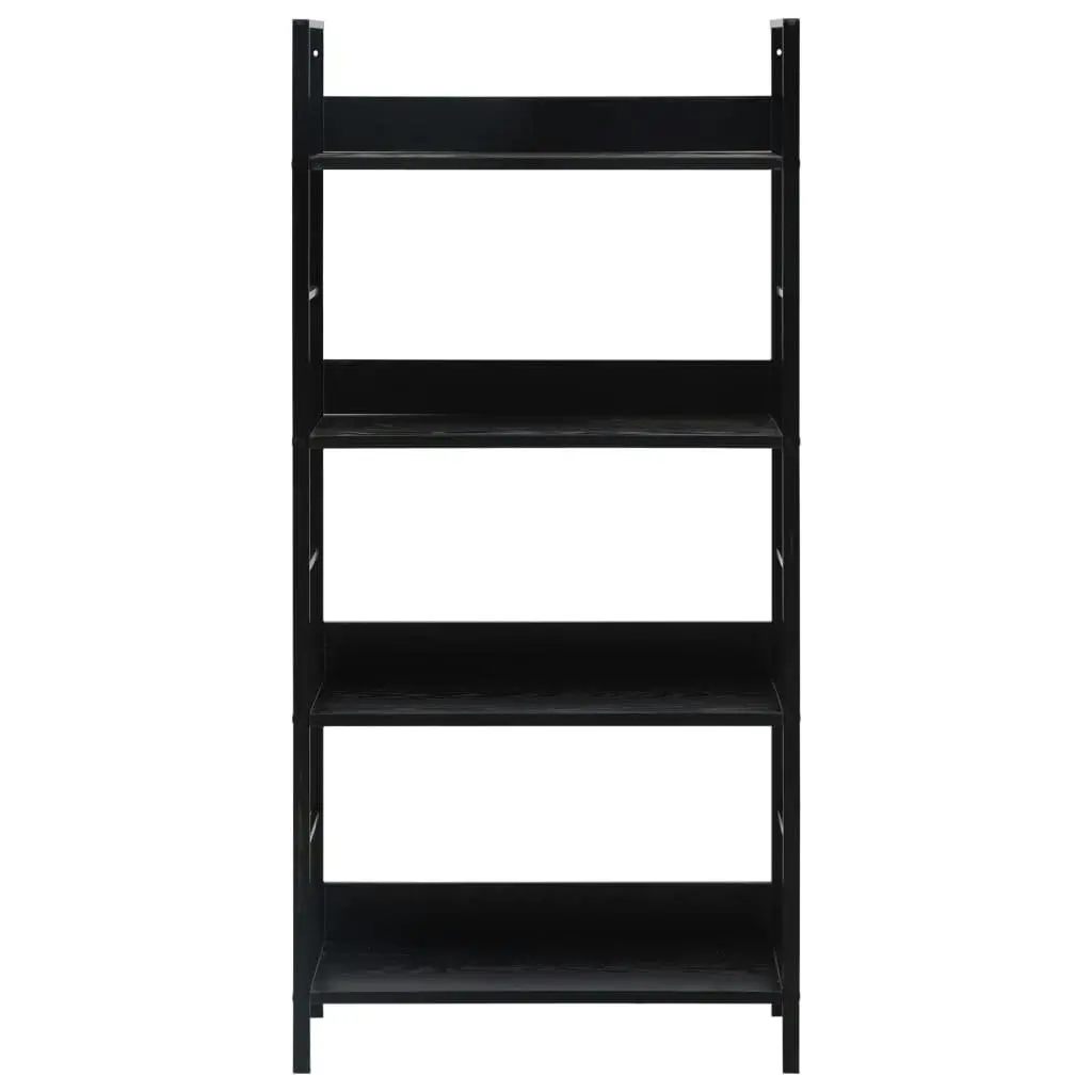 4-Layer Book Shelf Black 60x27.6x124.5 cm Engineered Wood 288222