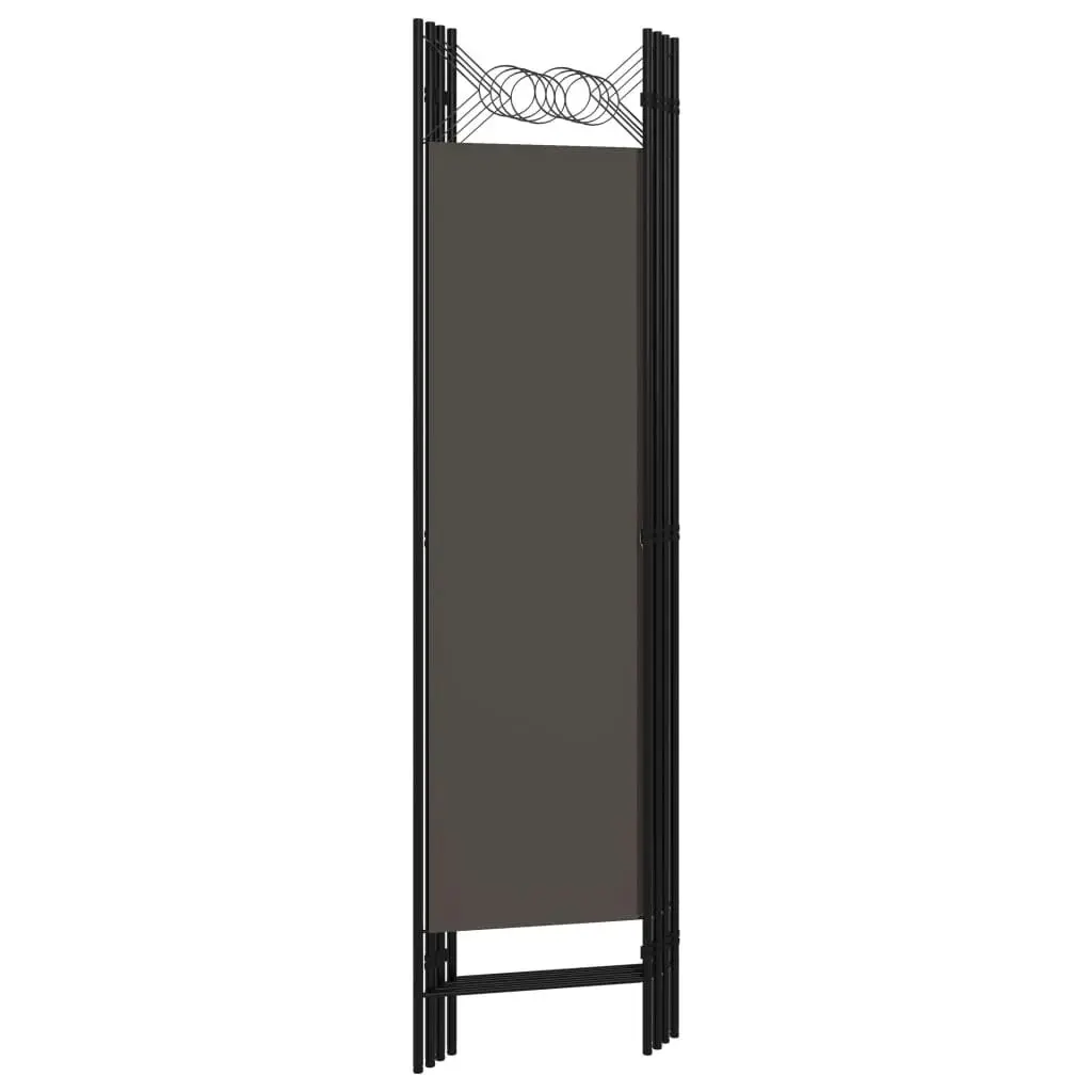 4-Panel Room Divider Anthracite 160x180 cm 320704