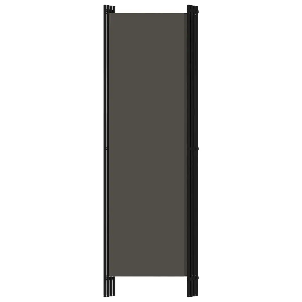 4-Panel Room Divider Anthracite 200x180 cm 320721