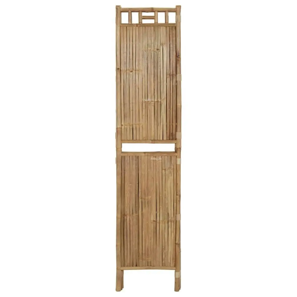 4-Panel Room Divider Bamboo 160x180 cm 341749