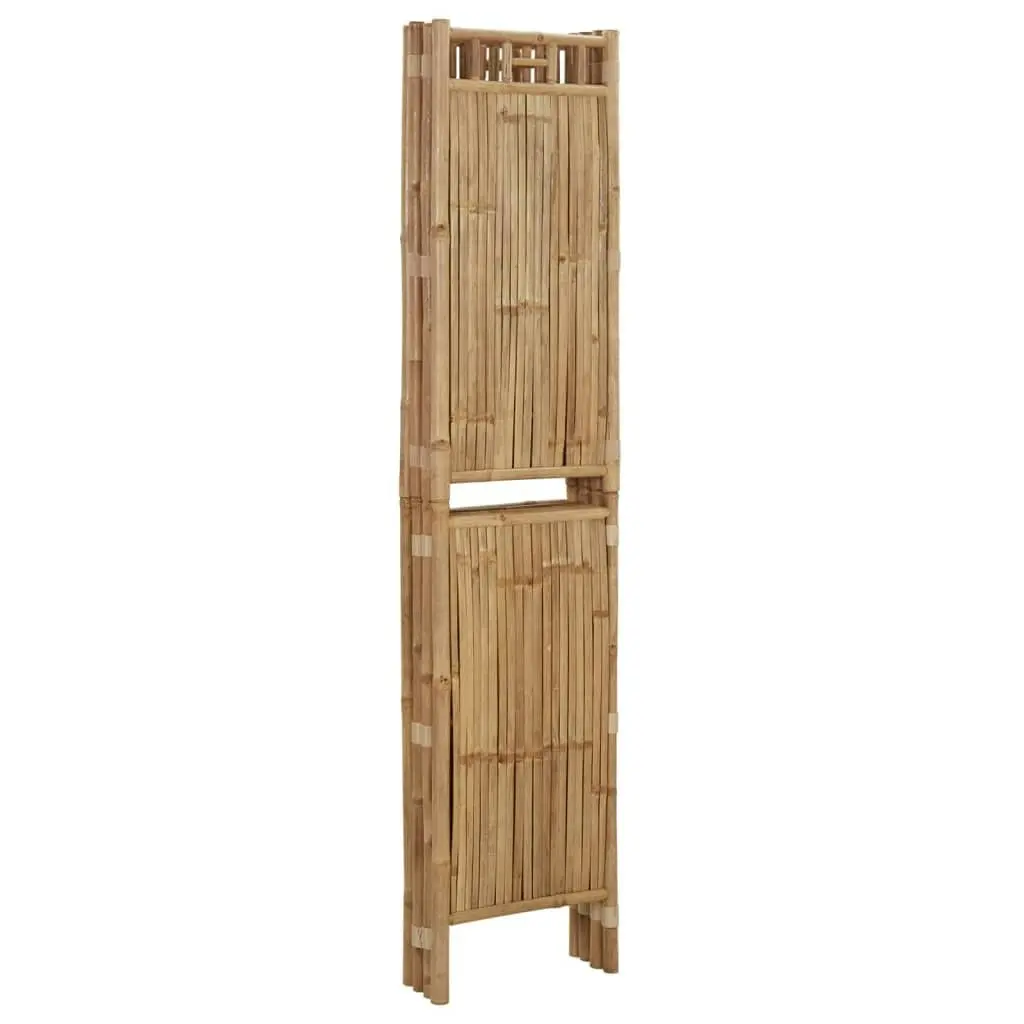 4-Panel Room Divider Bamboo 160x180 cm 341749