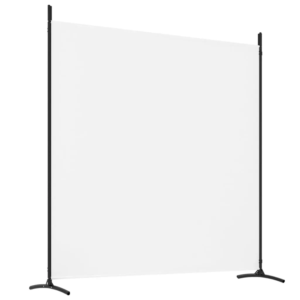 4-Panel Room Divider White 698x180 cm Fabric 350282