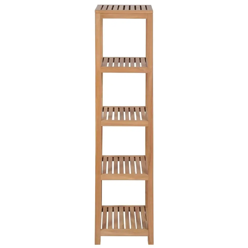 4-Tier Bathroom Storage Rack Solid Teak 42x42x165 cm 246500