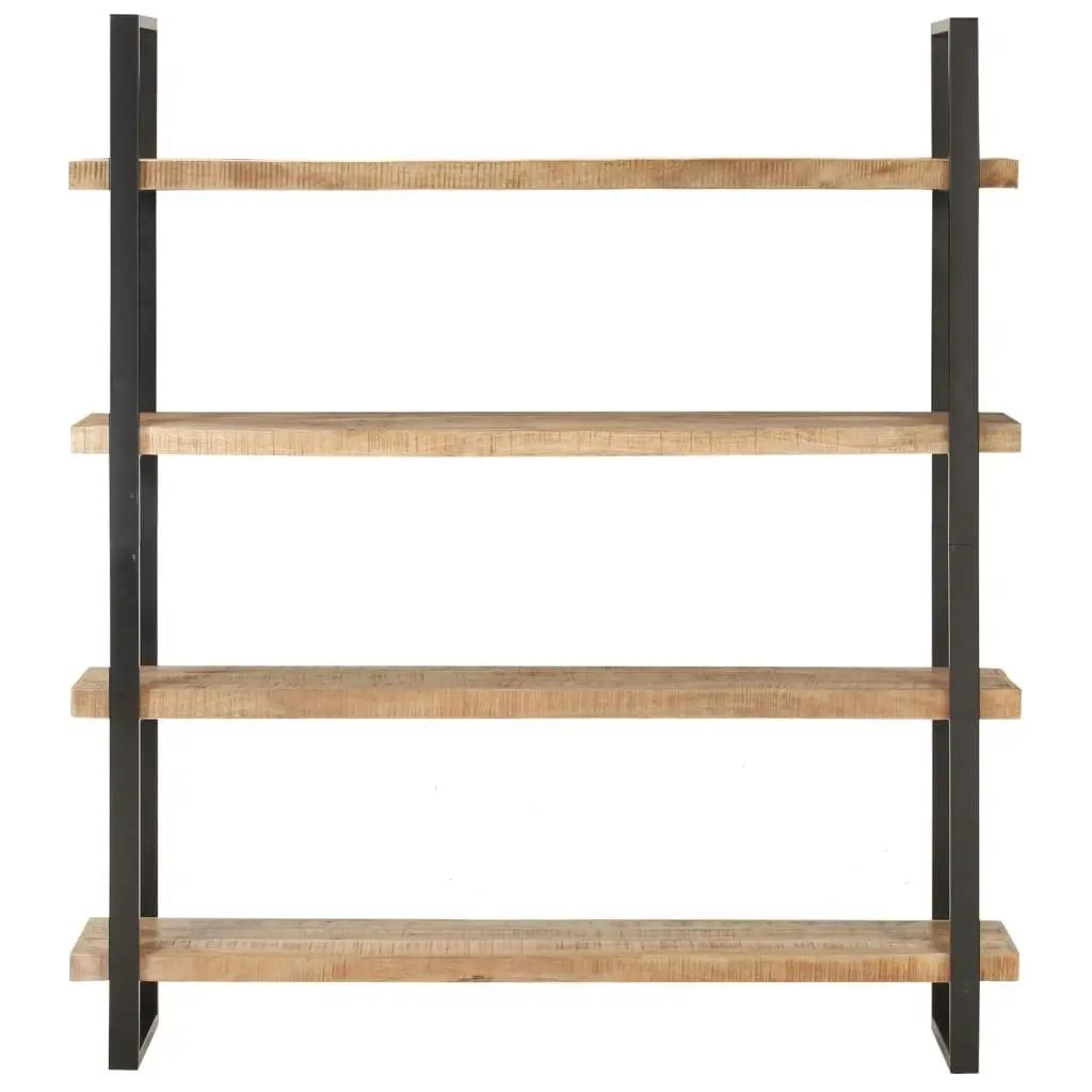 4-Tier Bookcase 160x40x180 cm Rough Mango Wood 321066