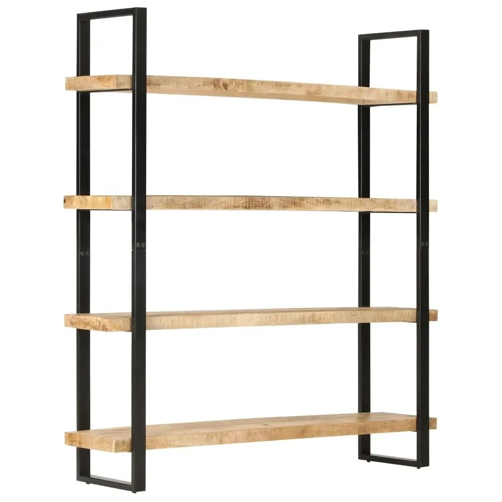 4-Tier Bookcase 160x40x180 cm Rough Mango Wood 321066