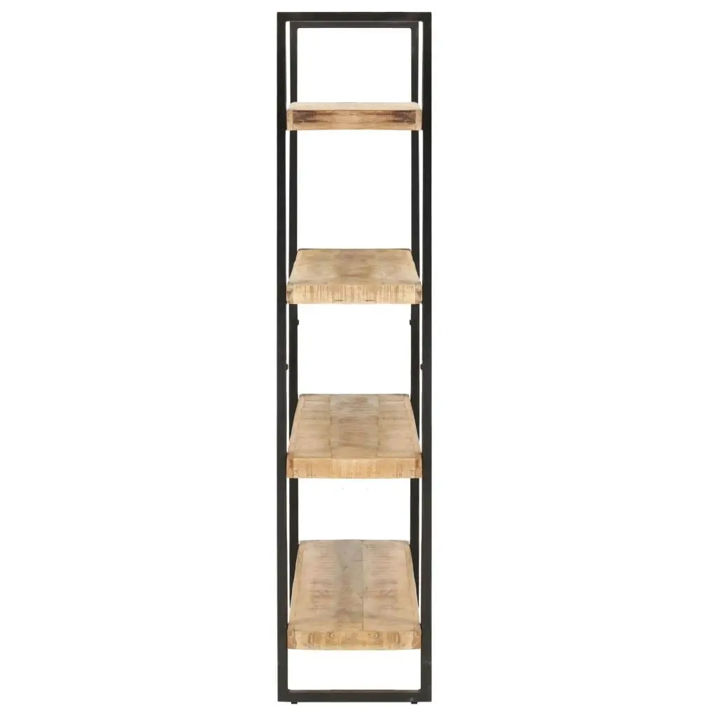 4-Tier Bookcase 160x40x180 cm Rough Mango Wood 321066