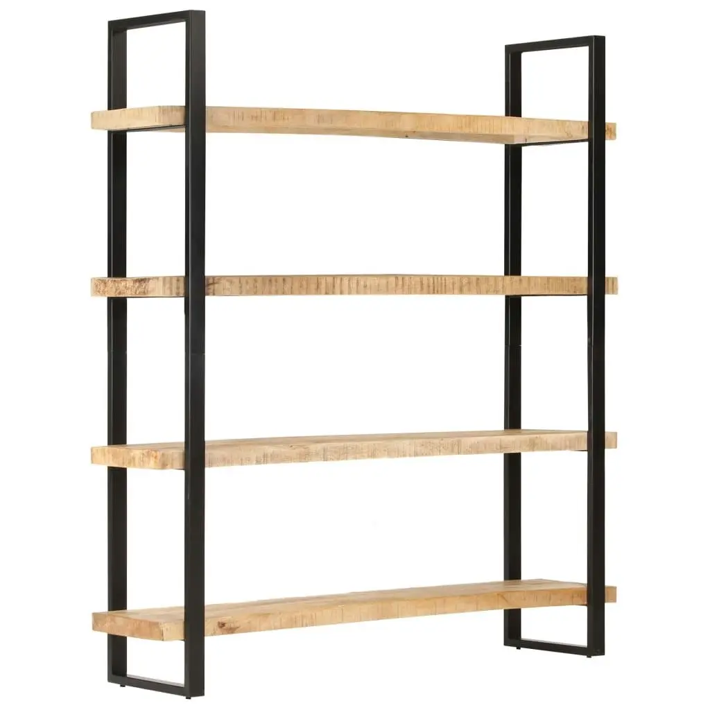 4-Tier Bookcase 160x40x180 cm Rough Mango Wood 321066