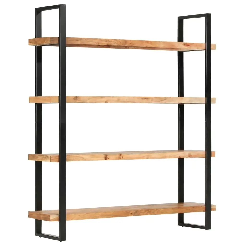 4-Tier Bookcase 160x40x180 cm Solid Acacia Wood 321068