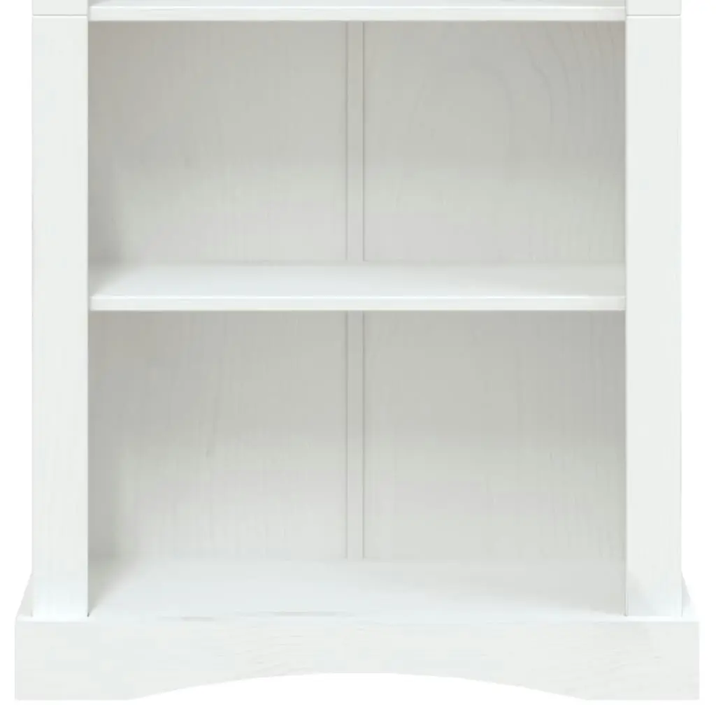 4-Tier Bookcase Mexican Pine Corona Range White 81x29x150 cm 282636