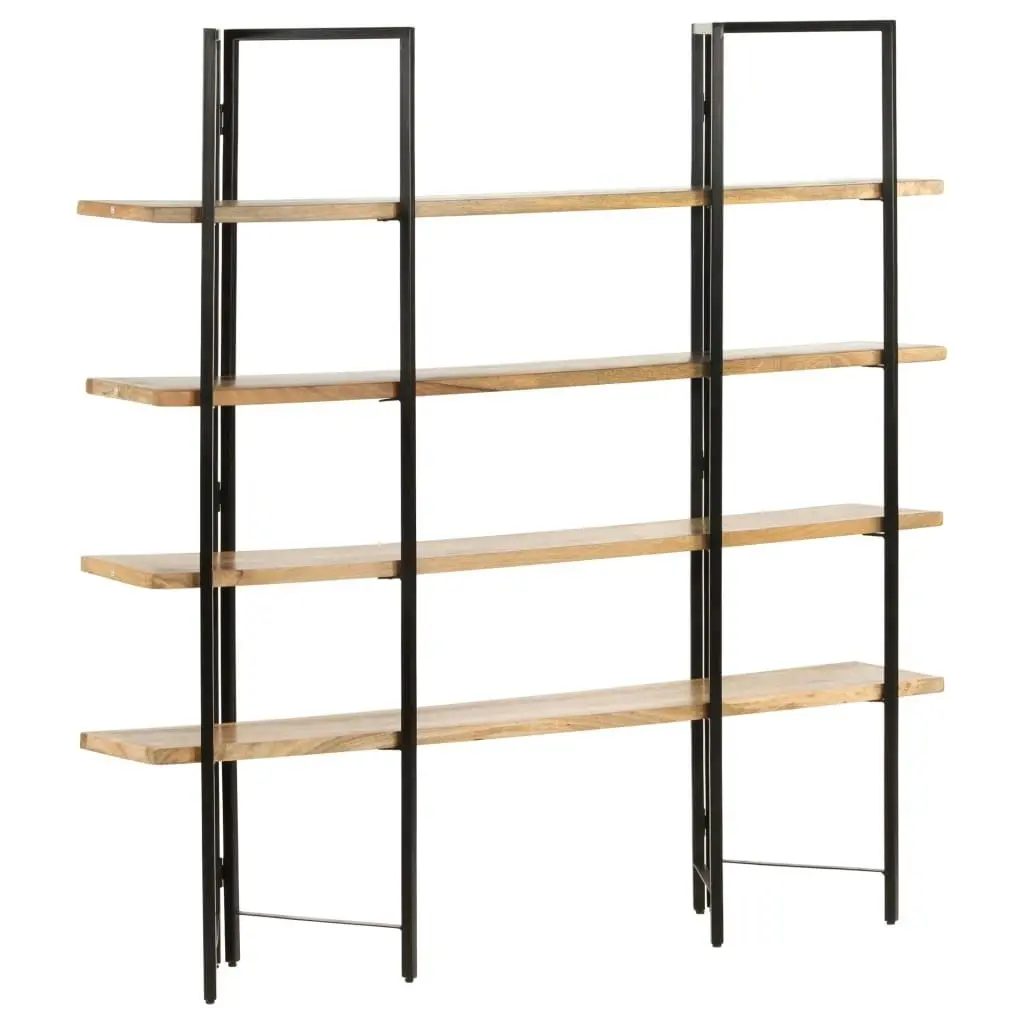 4-Tier Bookcase 160x35x160 cm Solid Mango Wood 286603