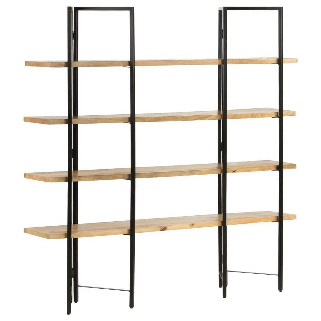 4-Tier Bookcase 160x35x160 cm Solid Mango Wood 286603