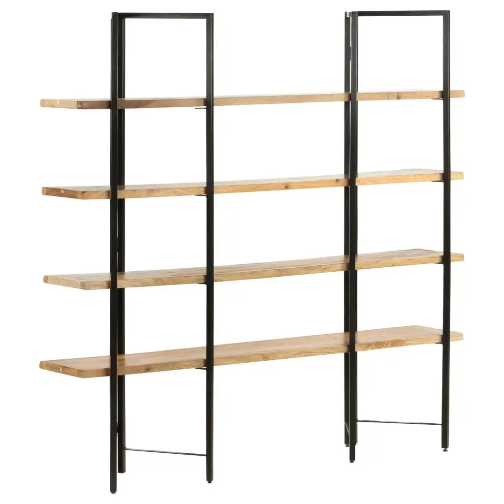 4-Tier Bookcase 160x35x160 cm Solid Mango Wood 286603