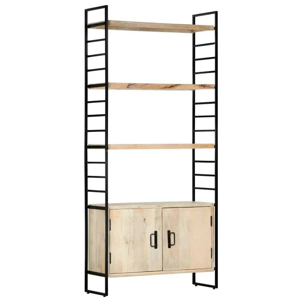 4-Tier Bookcase 80x30x180 cm Solid Mango Wood 284421