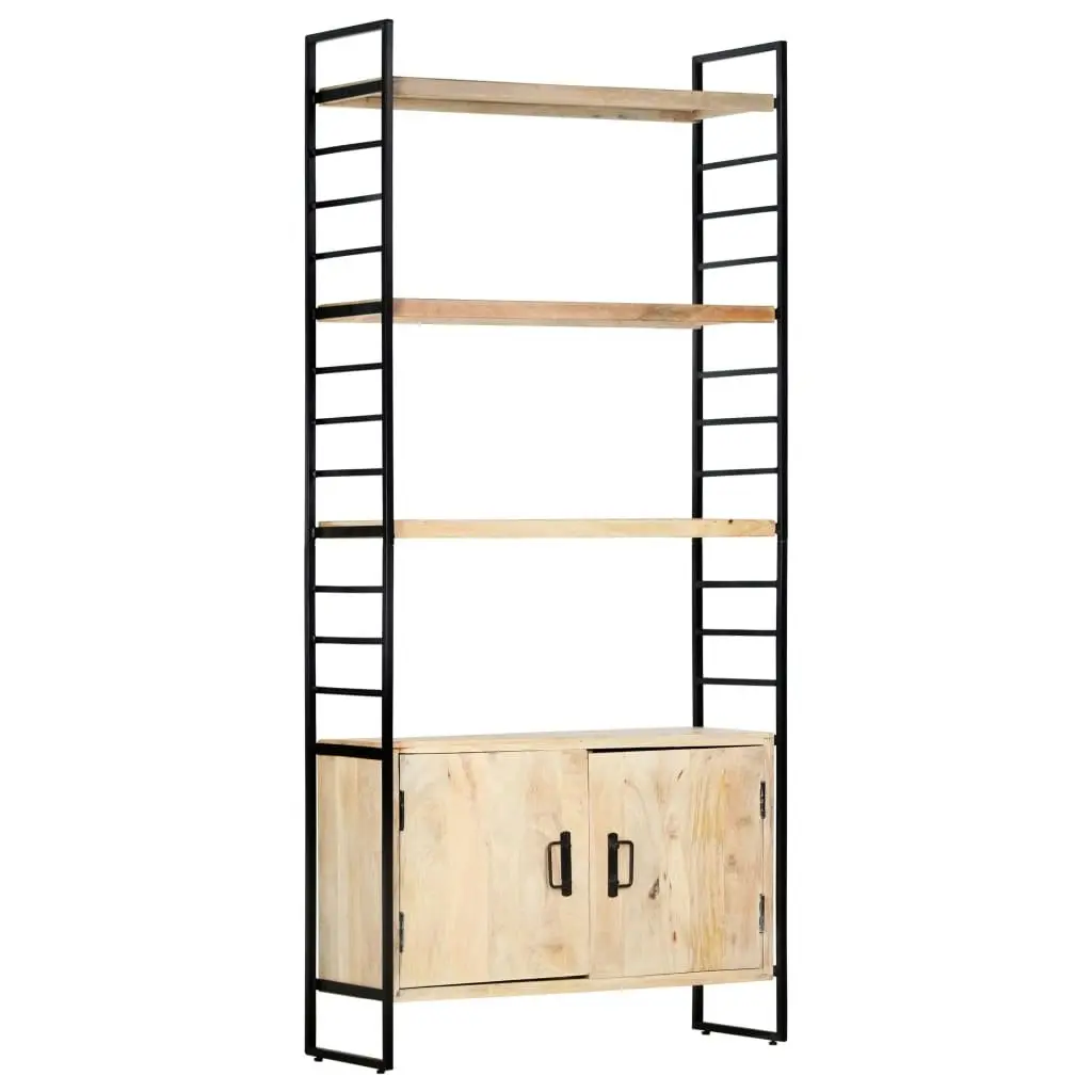 4-Tier Bookcase 80x30x180 cm Solid Mango Wood 284421