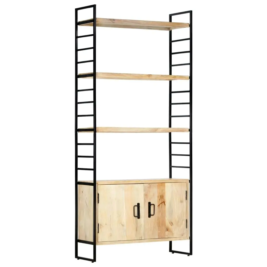 4-Tier Bookcase 80x30x180 cm Solid Mango Wood 284421