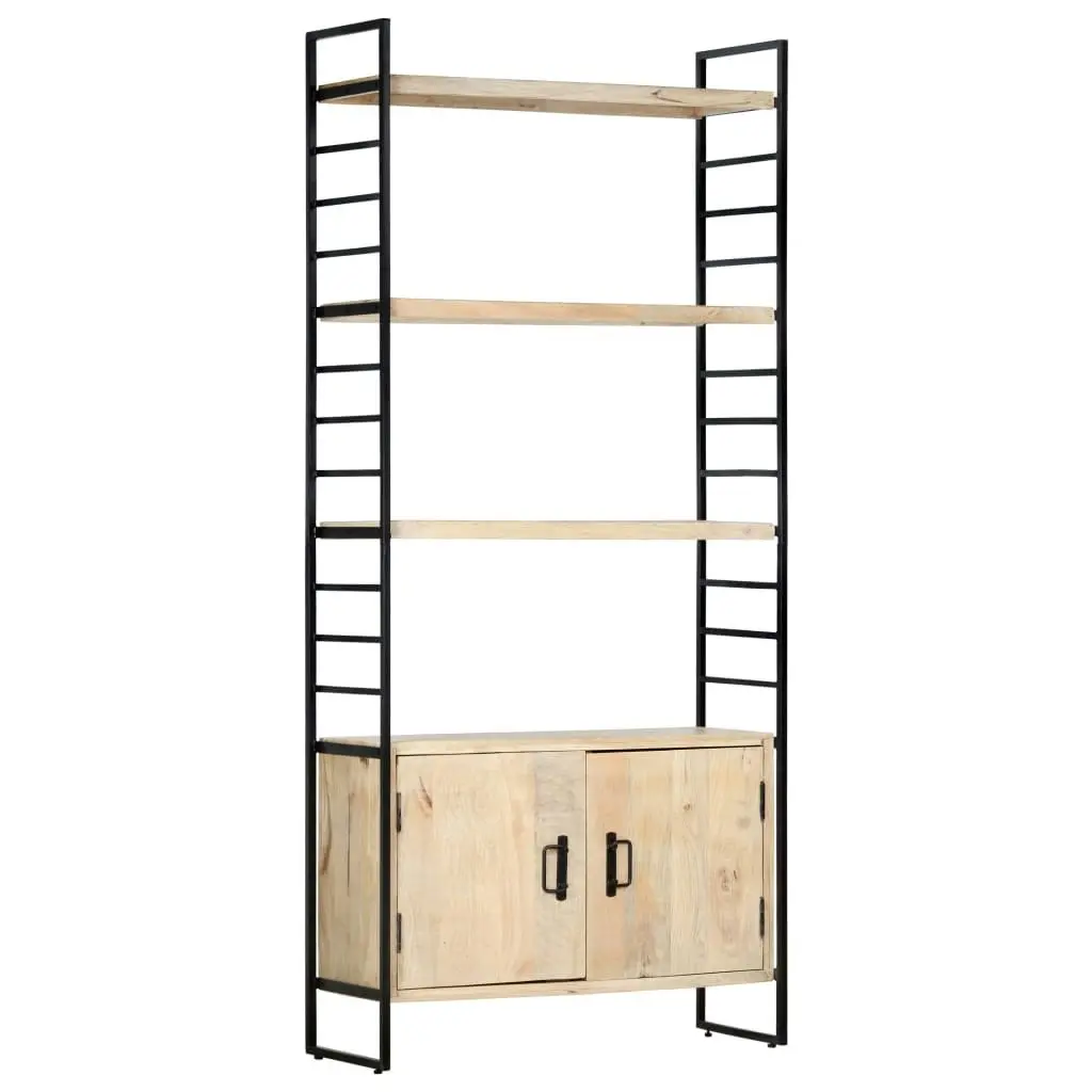 4-Tier Bookcase 80x30x180 cm Solid Mango Wood 284421