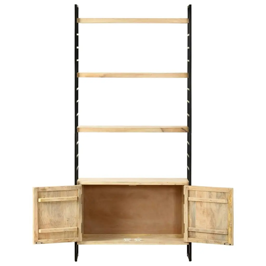 4-Tier Bookcase 80x30x180 cm Solid Mango Wood 284421