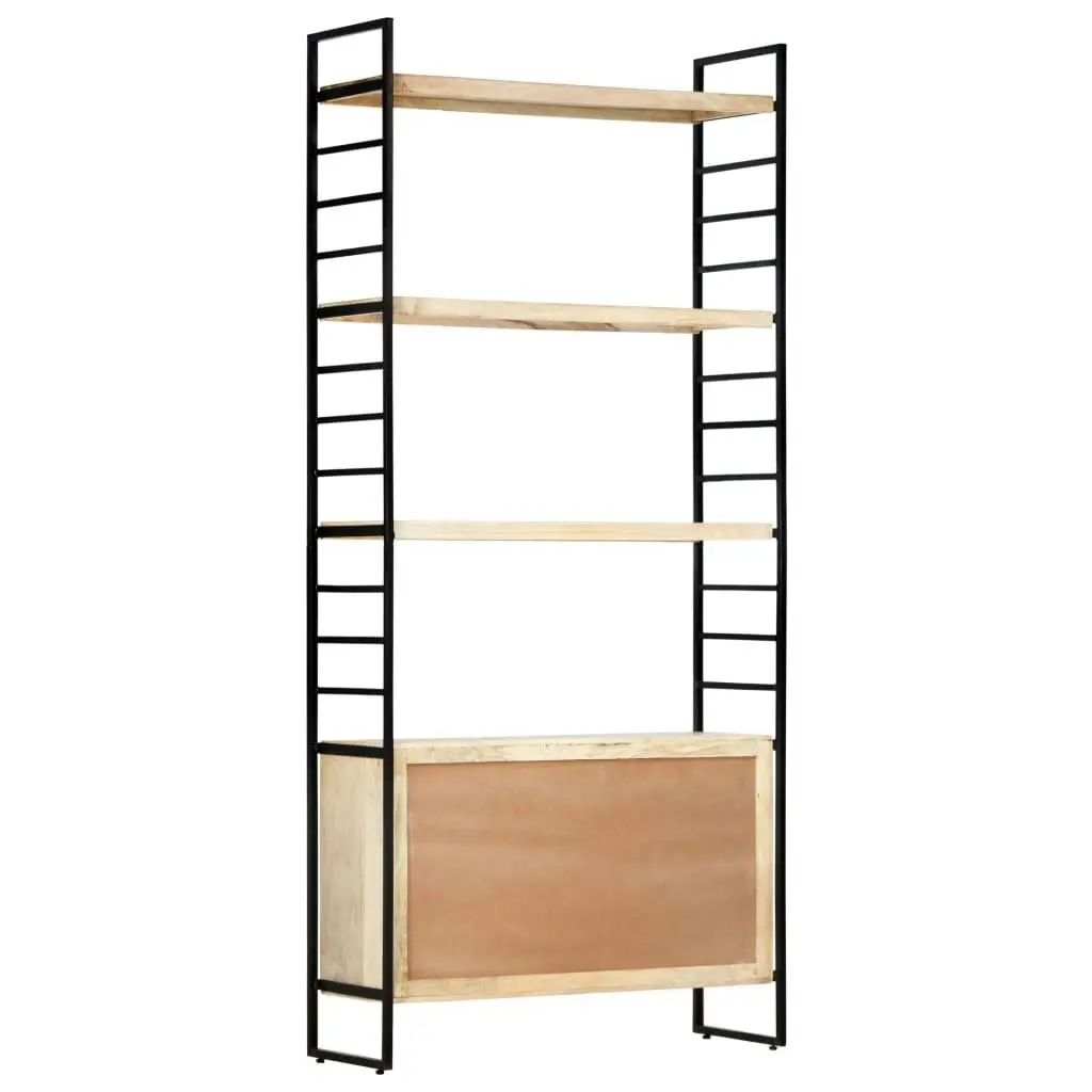 4-Tier Bookcase 80x30x180 cm Solid Mango Wood 284421