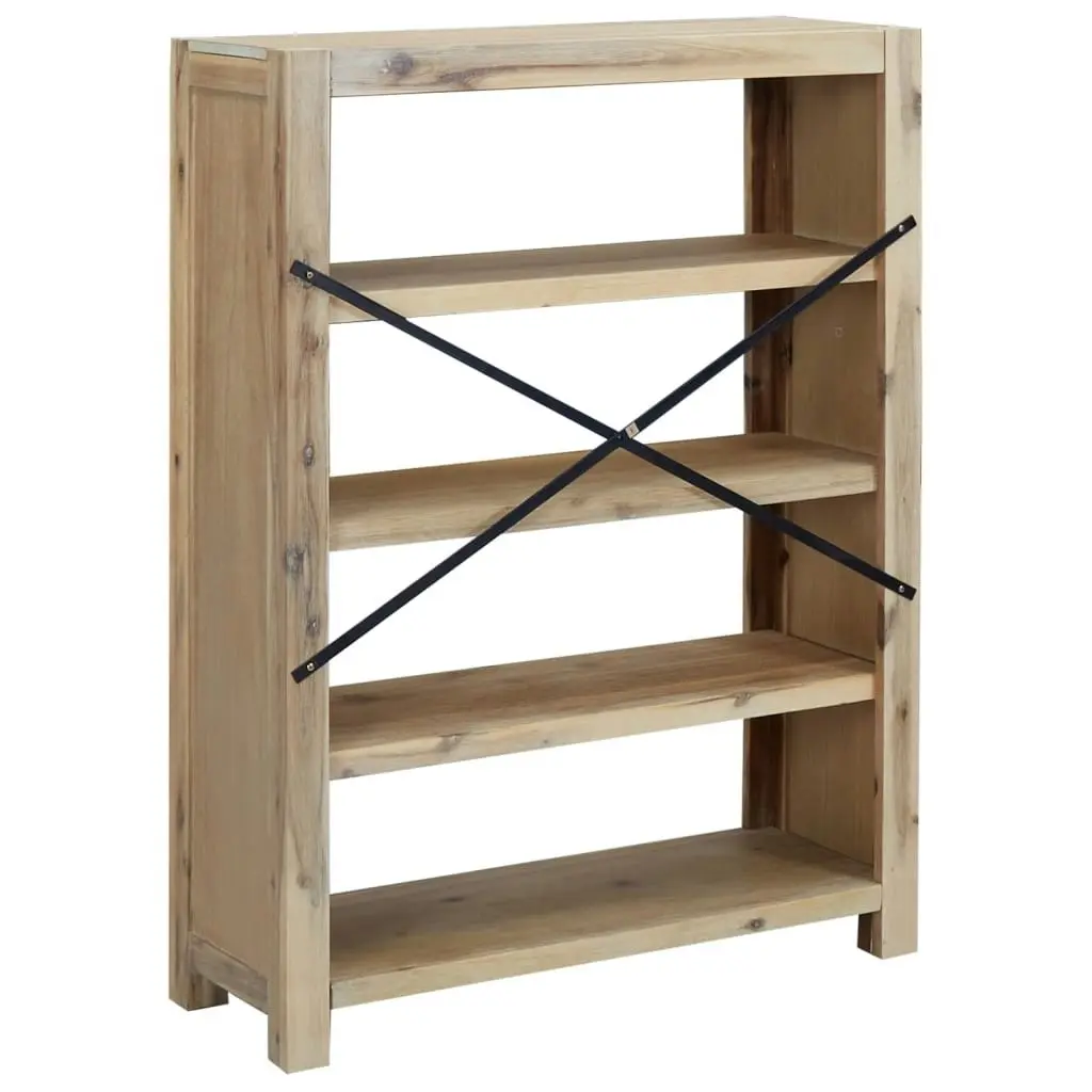 4-Tier Bookcase 80x30x110 cm Solid Wood Acacia 345085