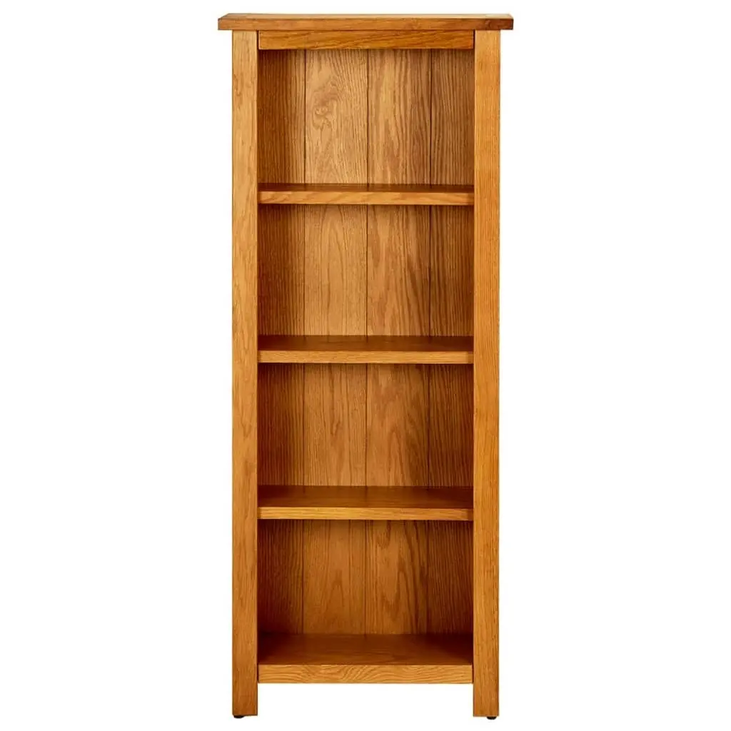 4-Tier Bookcase 45x22x110 cm Solid Oak Wood 331740