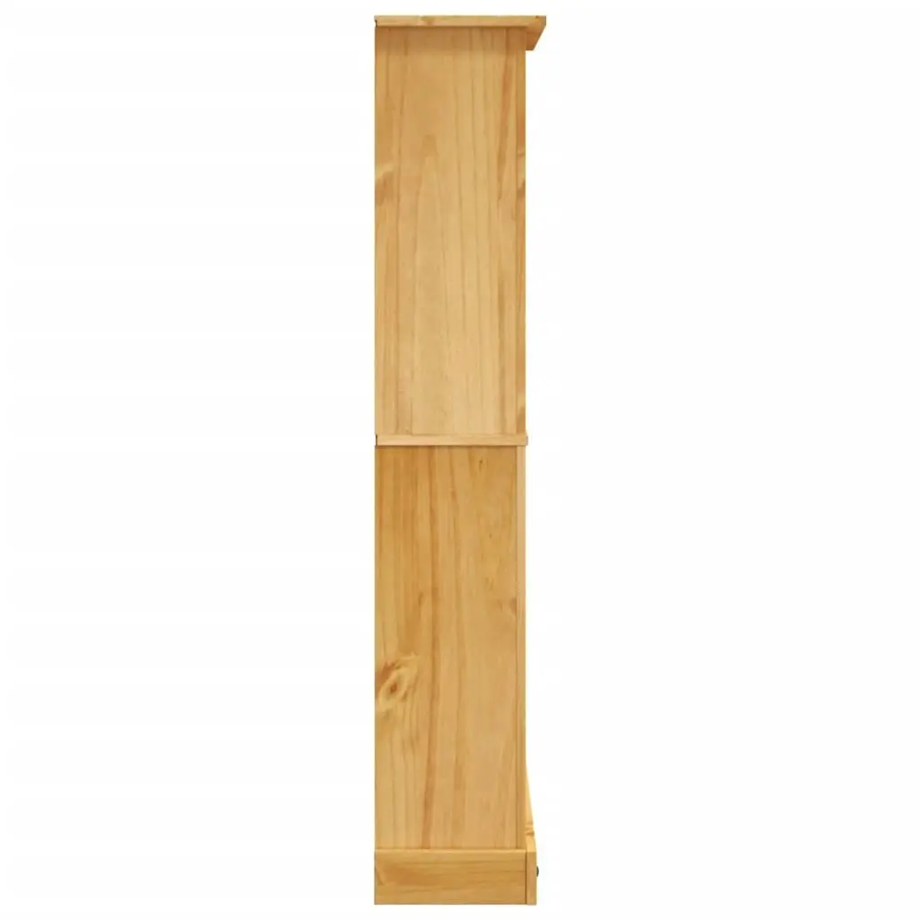 4-Tier Bookcase Mexican Pine Corona Range 81x29x150 cm 243743