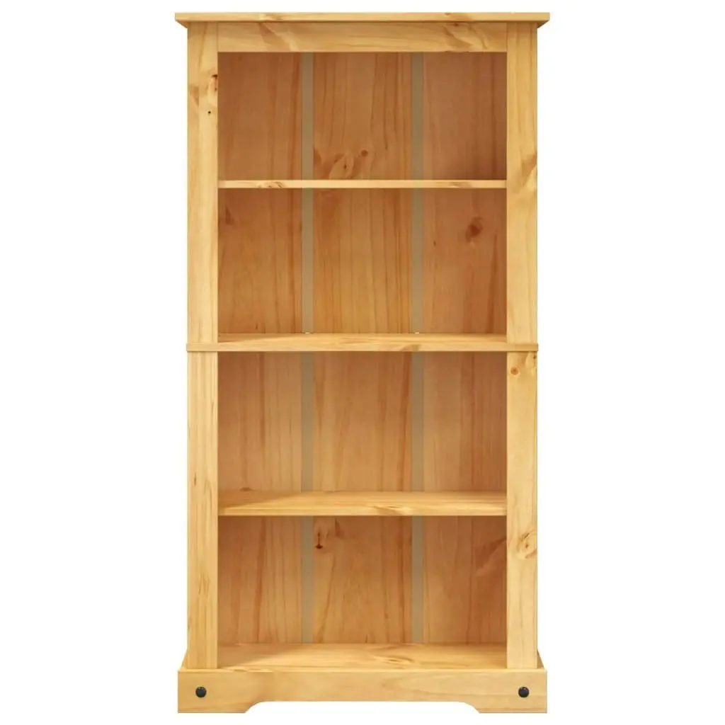 4-Tier Bookcase Mexican Pine Corona Range 81x29x150 cm 243743