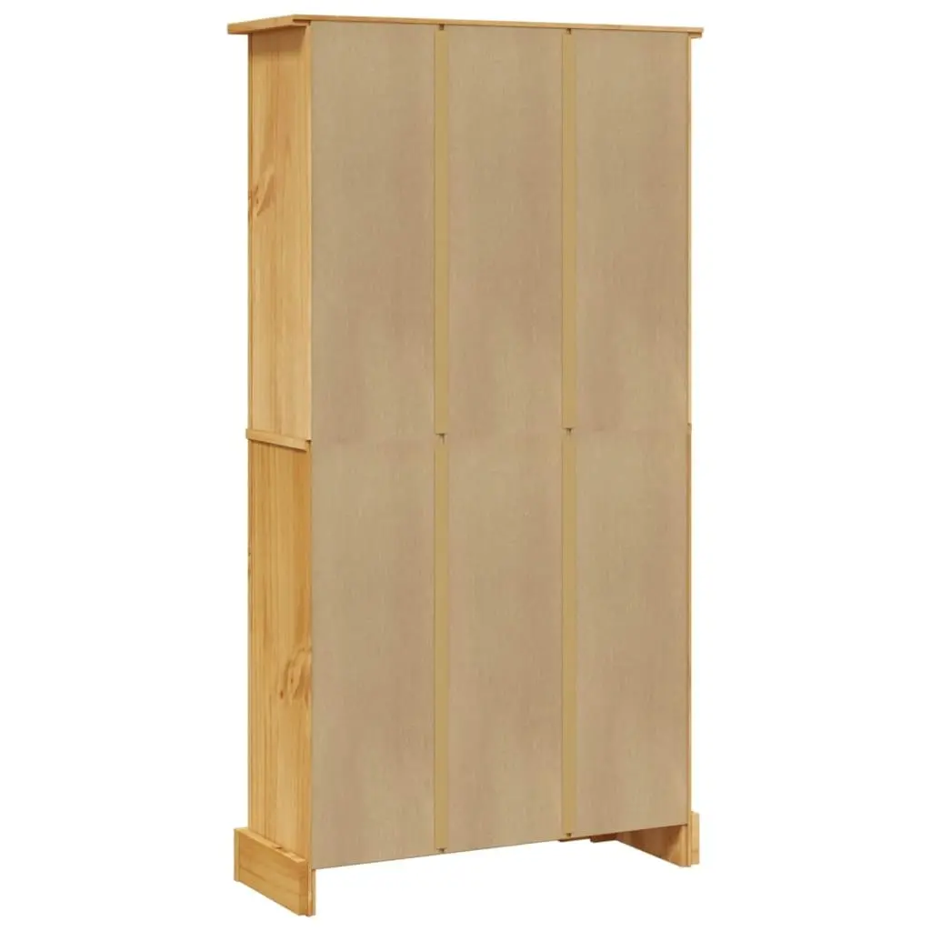 4-Tier Bookcase Mexican Pine Corona Range 81x29x150 cm 243743