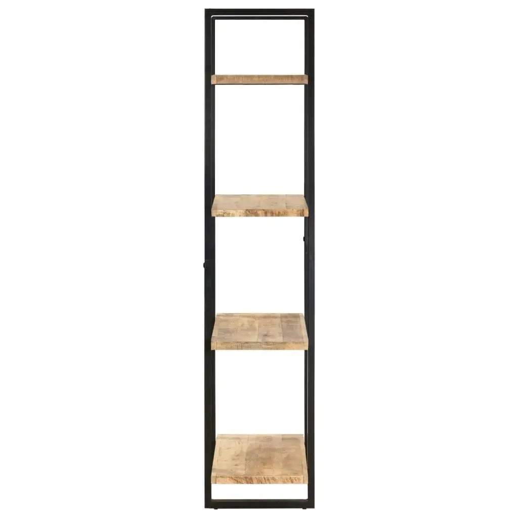 4-Tier Bookcase 80x40x180 cm Rough Mango Wood 321060