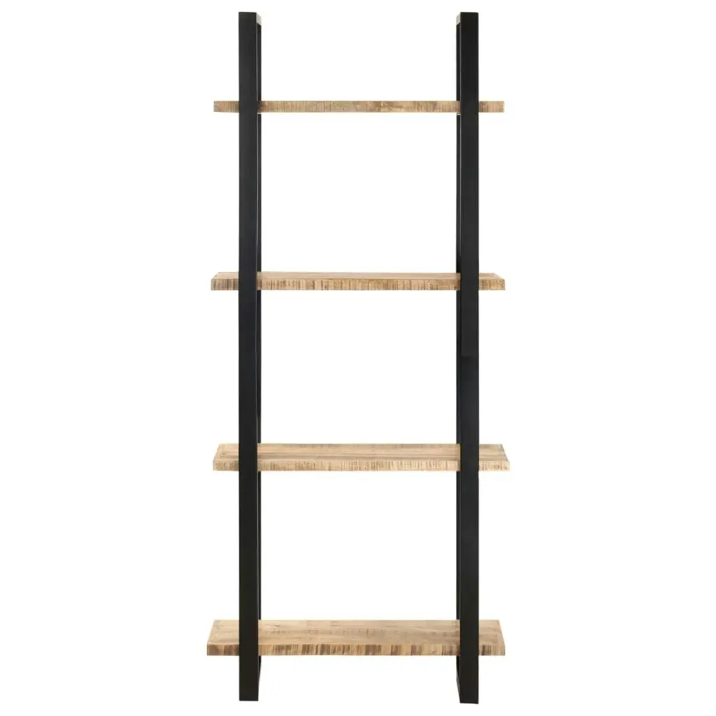 4-Tier Bookcase 80x40x180 cm Rough Mango Wood 321060