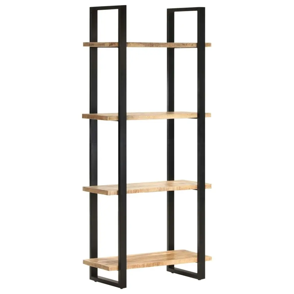 4-Tier Bookcase 80x40x180 cm Rough Mango Wood 321060