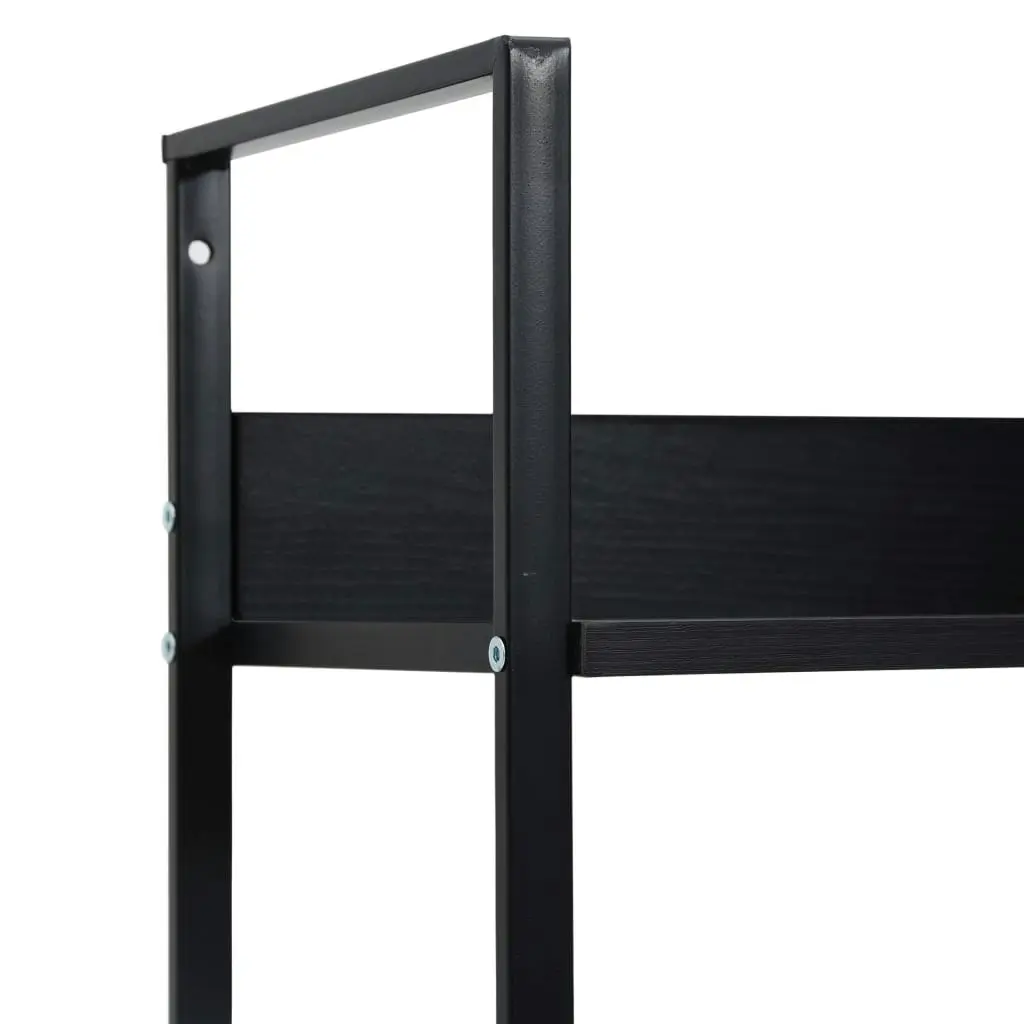 5-Layer Book Shelf Black 60x27.6x158.5 cm Engineered Wood 288226