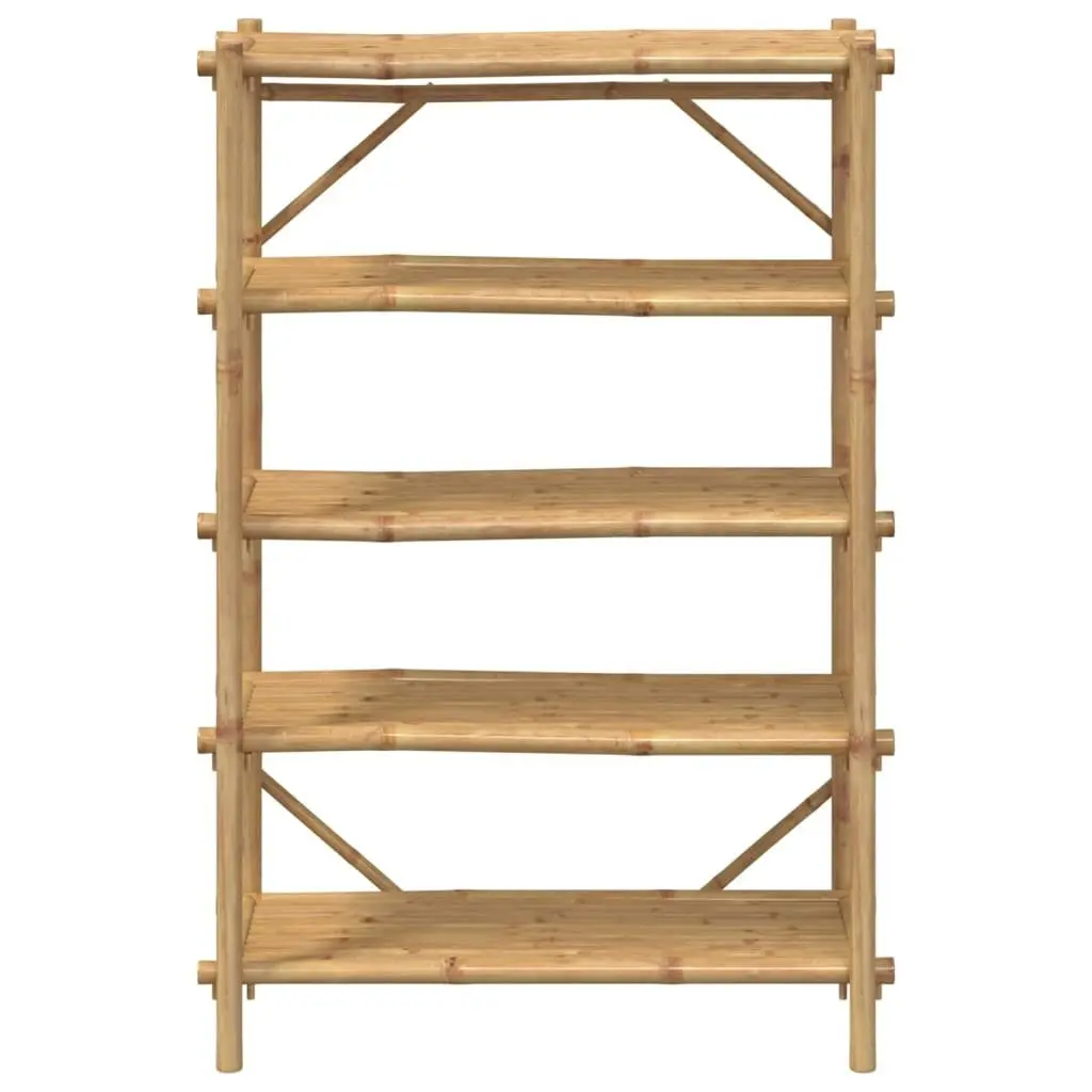 5-Layer Shelf 100x40x150 cm Bamboo 366459