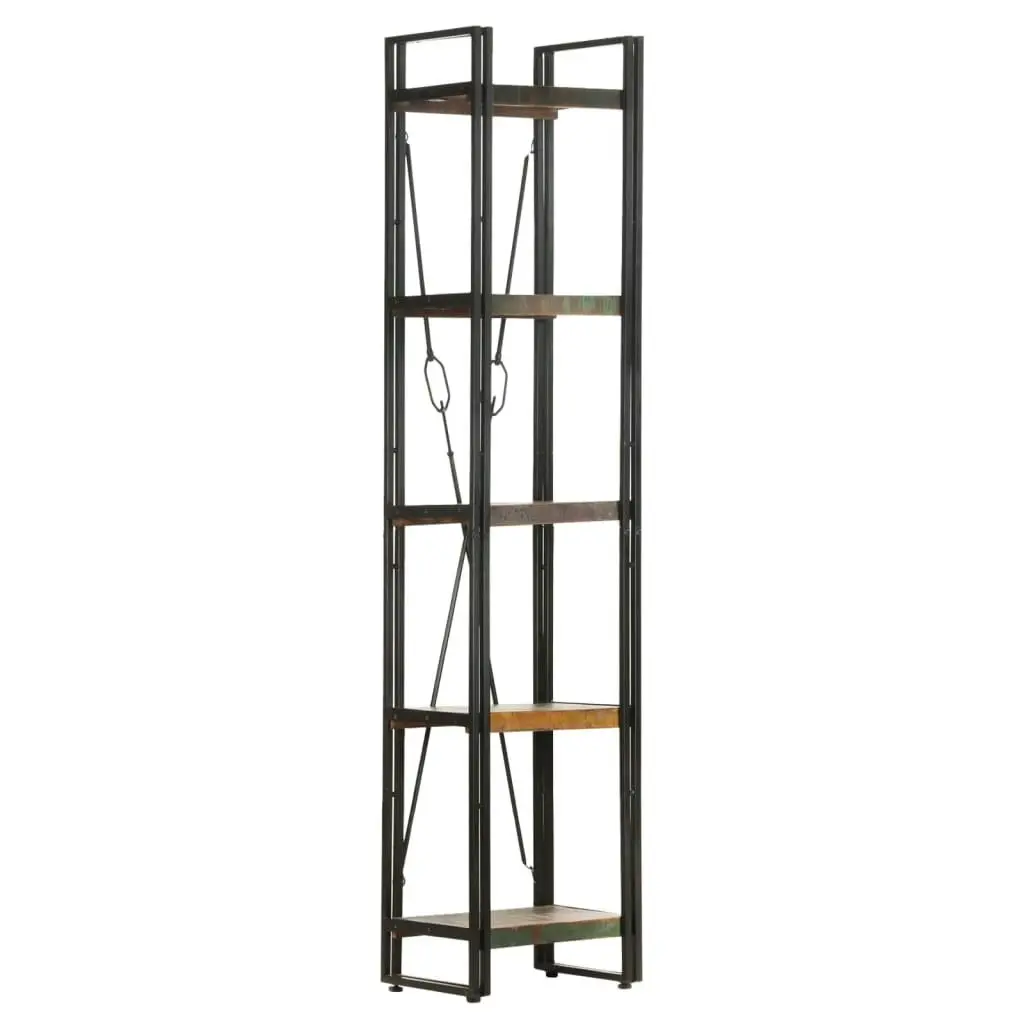 5-Tier Bookcase 40x30x180 cm Solid Reclaimed Wood 320629