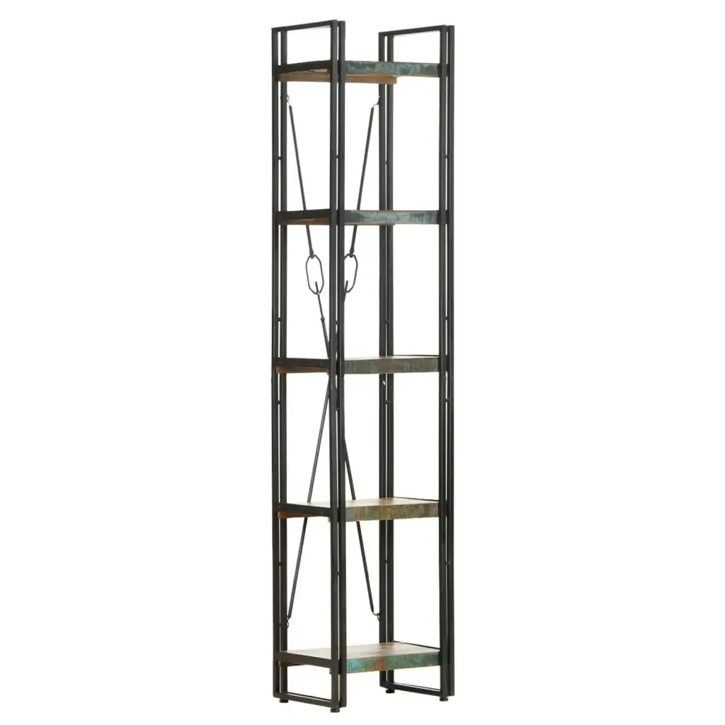 5-Tier Bookcase 40x30x180 cm Solid Reclaimed Wood 320629