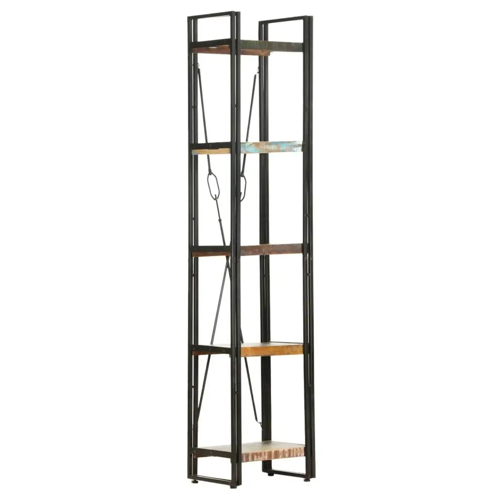 5-Tier Bookcase 40x30x180 cm Solid Reclaimed Wood 320629