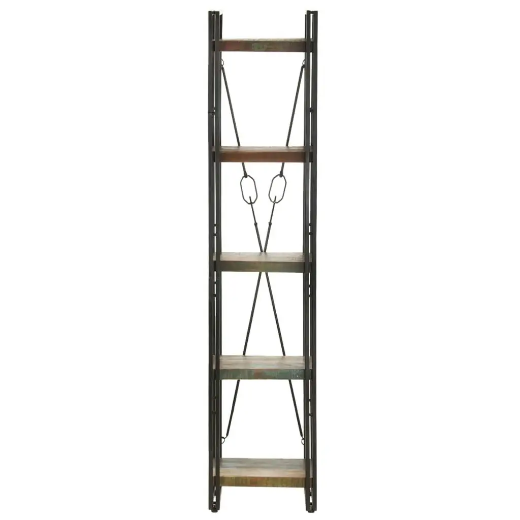 5-Tier Bookcase 40x30x180 cm Solid Reclaimed Wood 320629