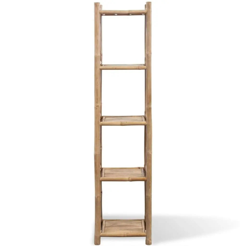 5-Tier Square Bamboo Shelf 242493