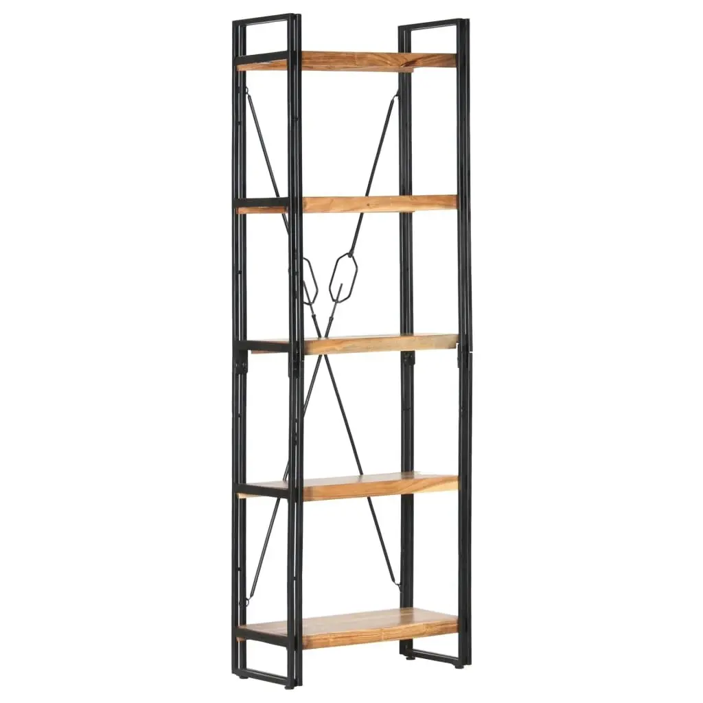 5-Tier Bookcase 60x30x180 cm Solid Acacia Wood 286588