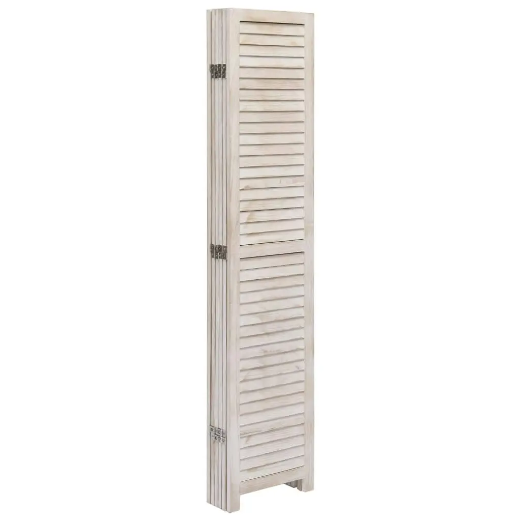 6-Panel Room Divider 210x165 cm Wood 284210