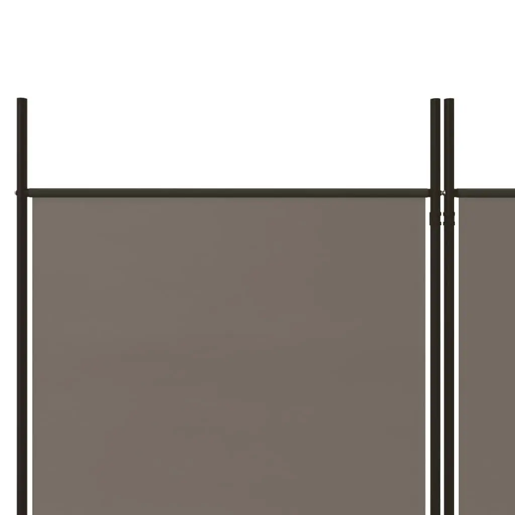 6-Panel Room Divider Anthracite 300x220 cm Fabric 350256