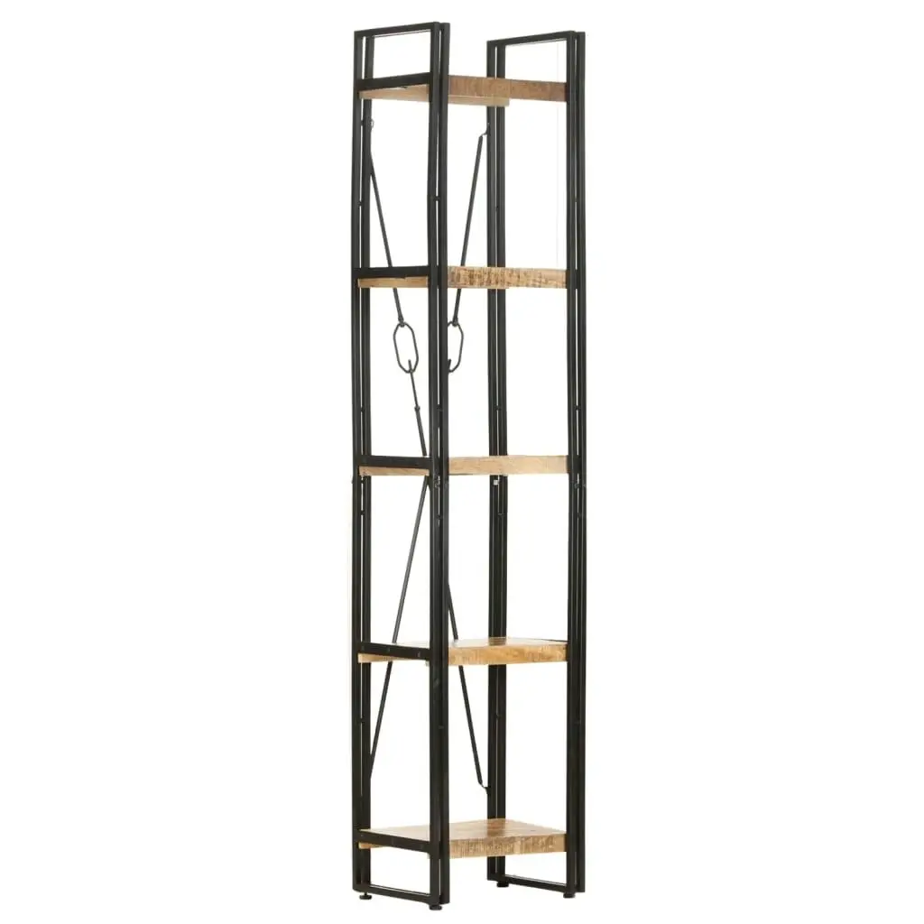 5-Tier Bookcase 40x30x180 cm Solid Mango Wood 320616